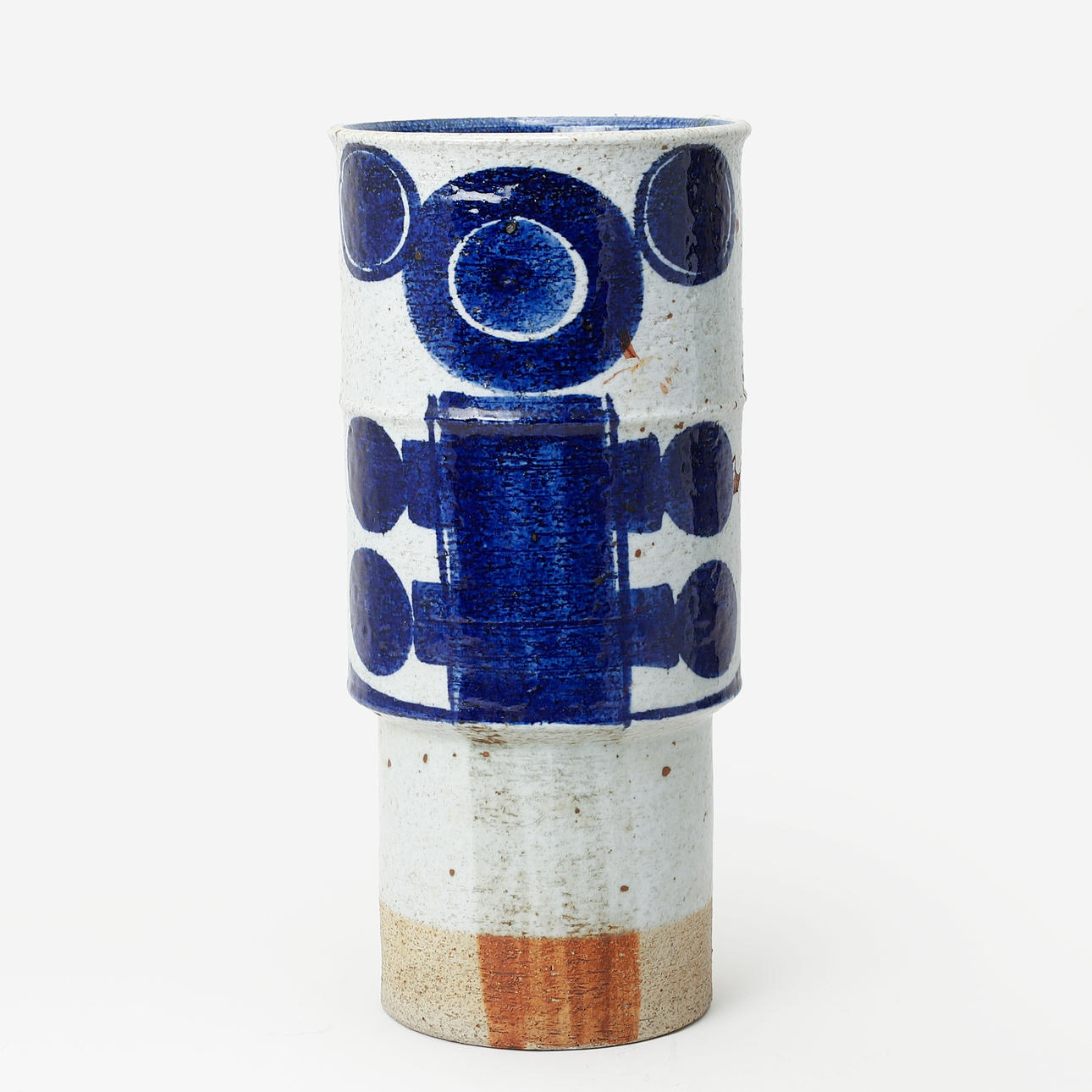 INGER PERSSON. Floor vase, chamotte stoneware, Rörstrand Ateljé.
