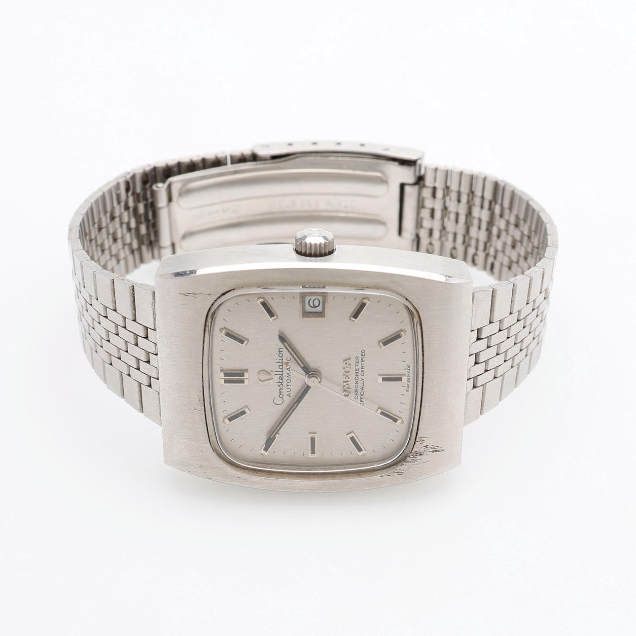 WRISTWATCH, STEEL, OMEGA CONSTELLATION CHRONOMETER, AUTOMATIC.