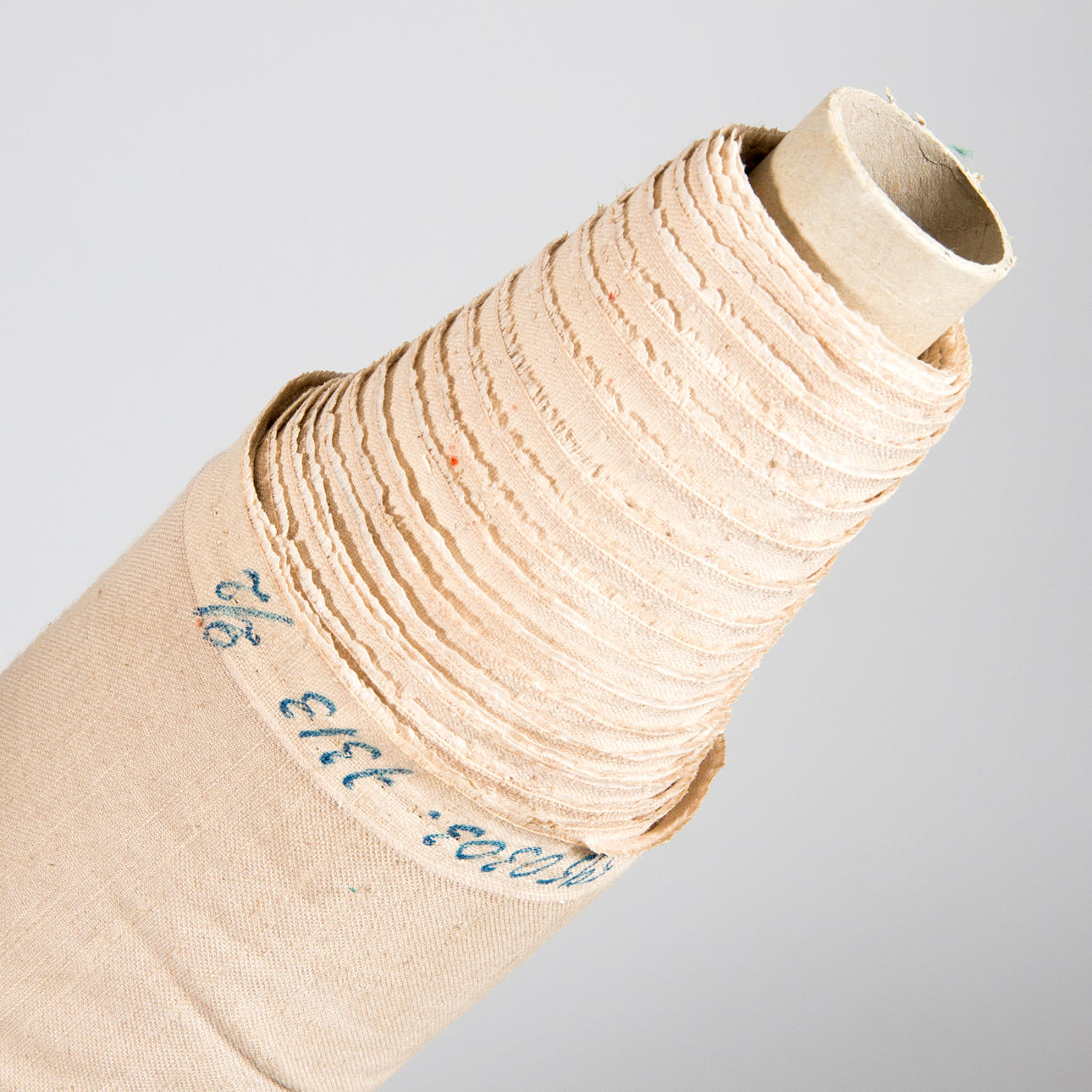 MÖBELTYG, 1 rulle, beige plysch.