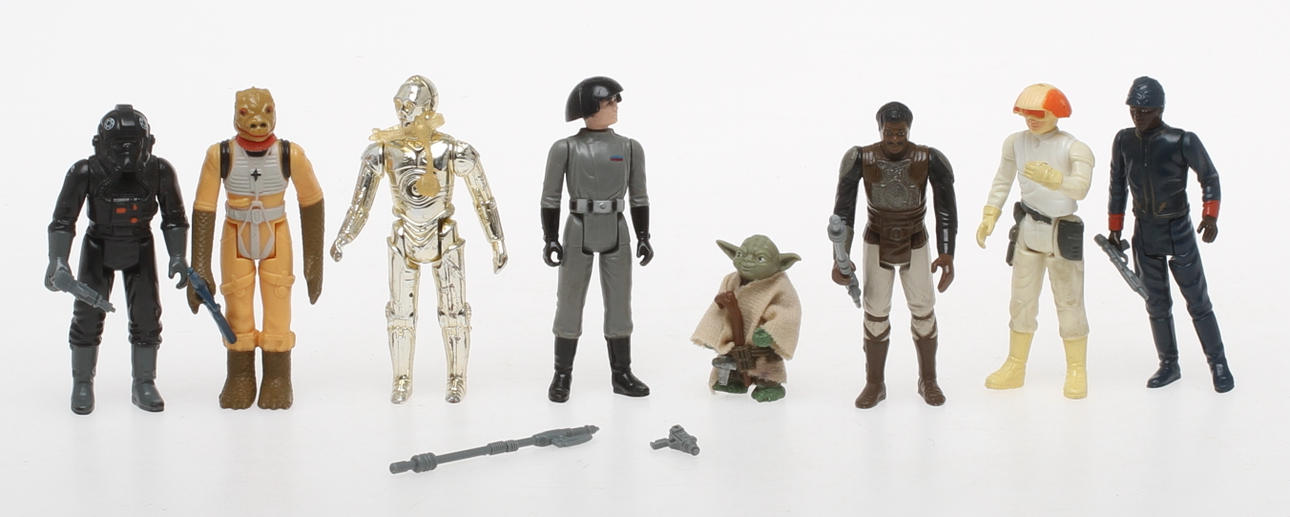 STAR WARS 8 figurer. Original från 1977 - 1983 (Parti B).
