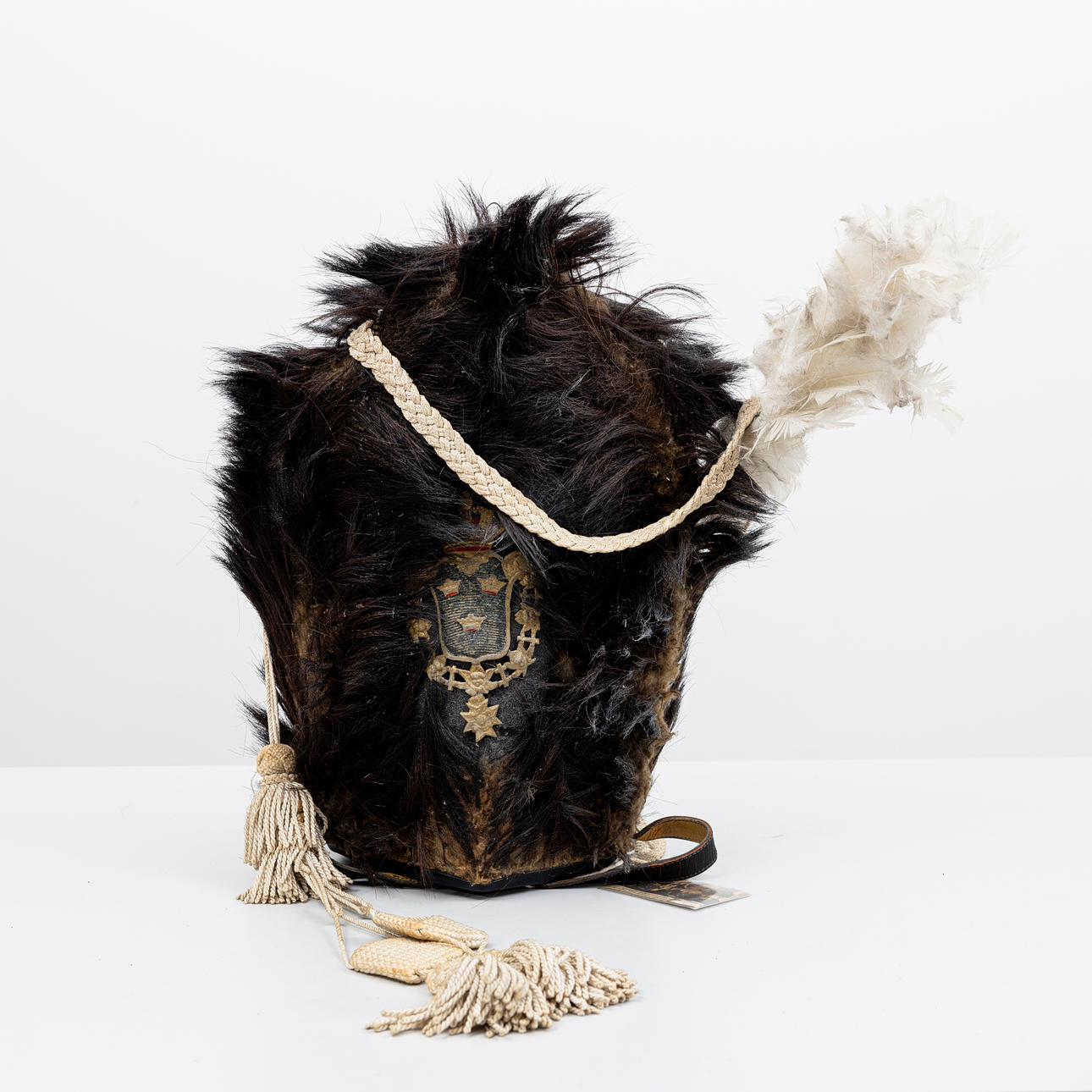 GRENADIER CAP, m/1823-1824, Sweden, bearskin.