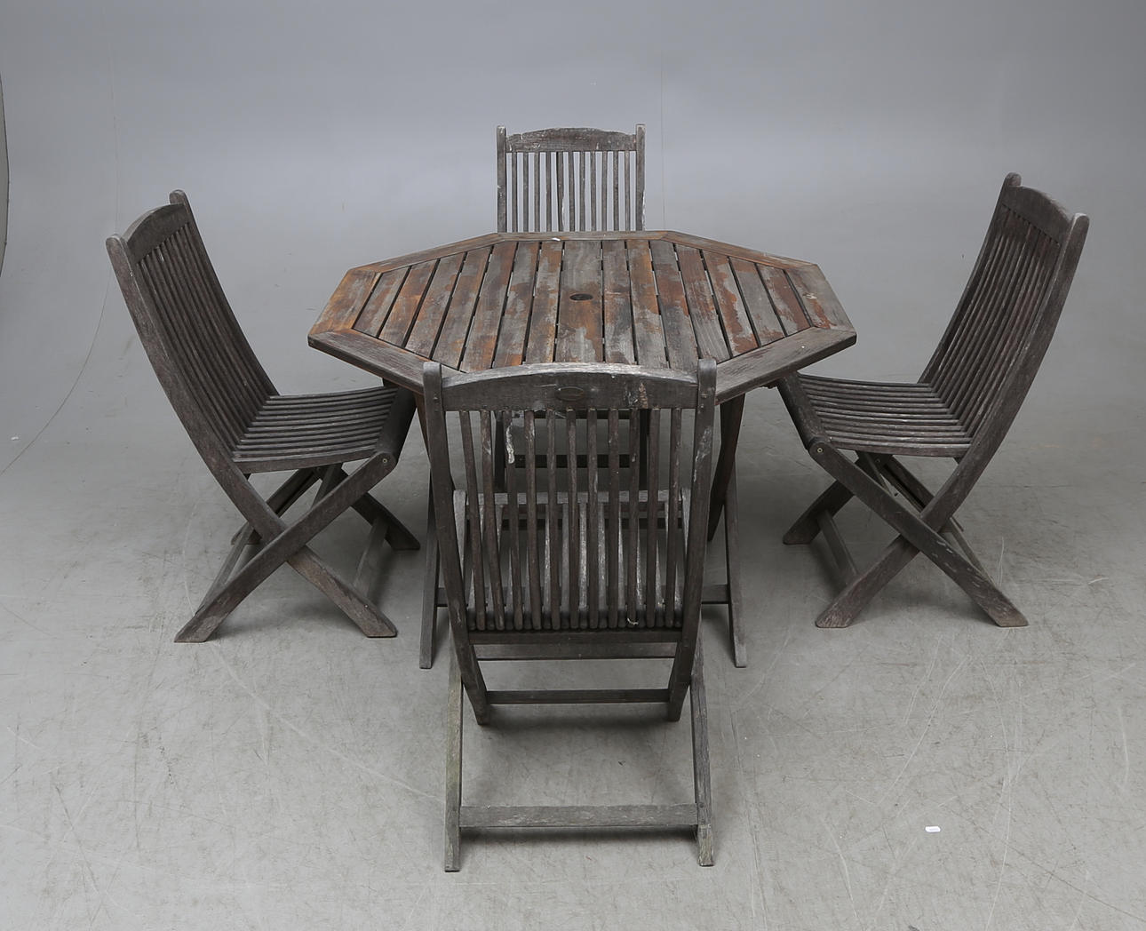 TRÄDGÅRDSGRUPP, 5 delar, Jutlandia.