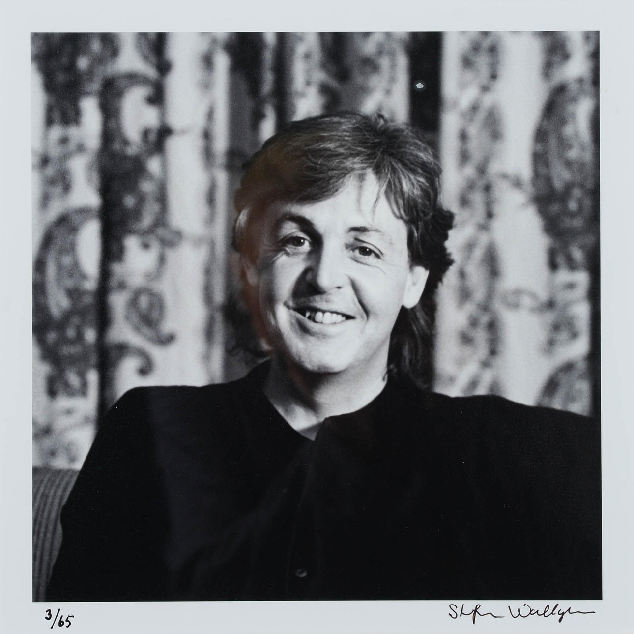 STEFAN WALLGREN. Paul McCartney, photograph, signed 3/65.