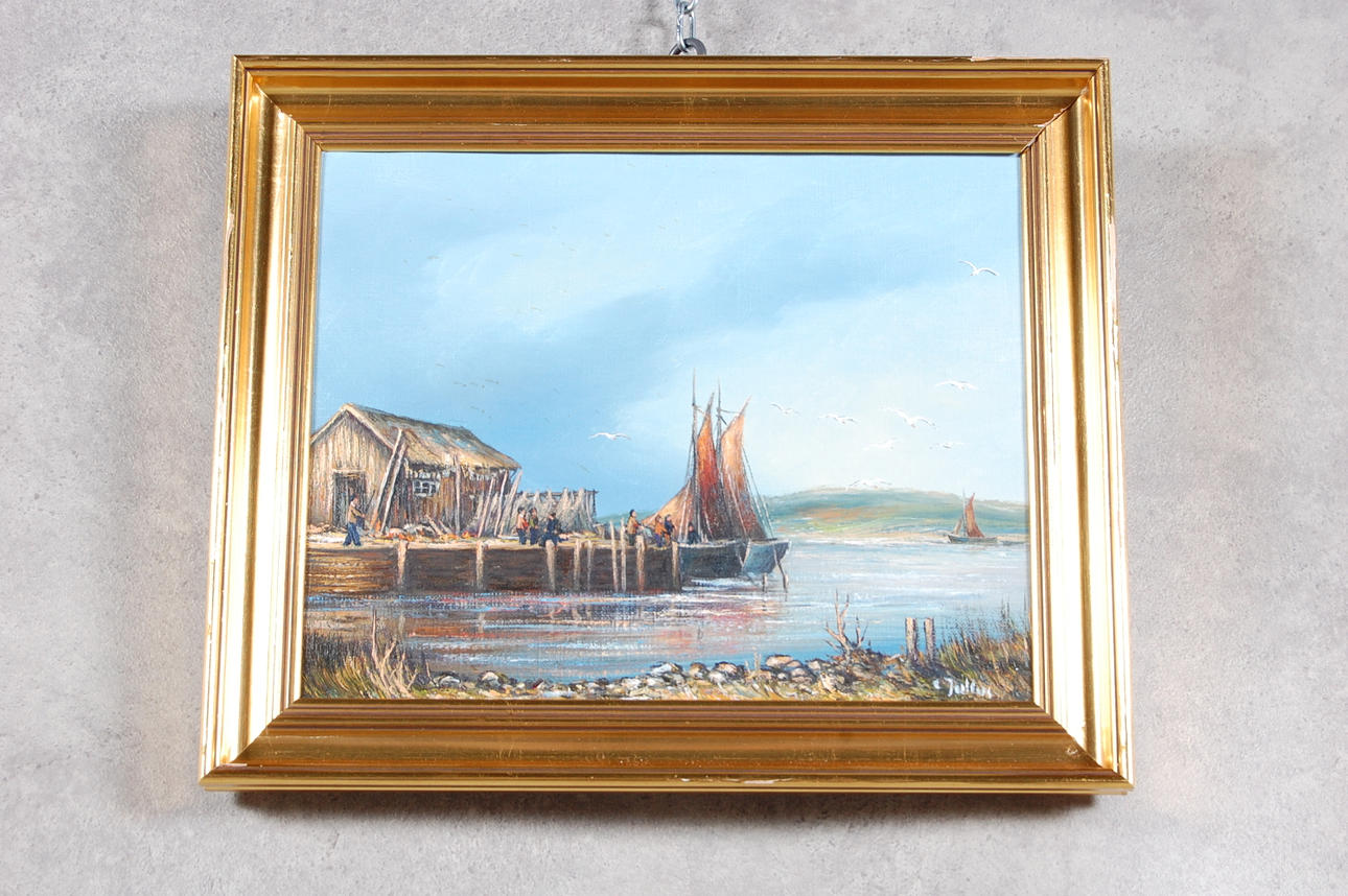 CARL JULIUS. olja på duk.