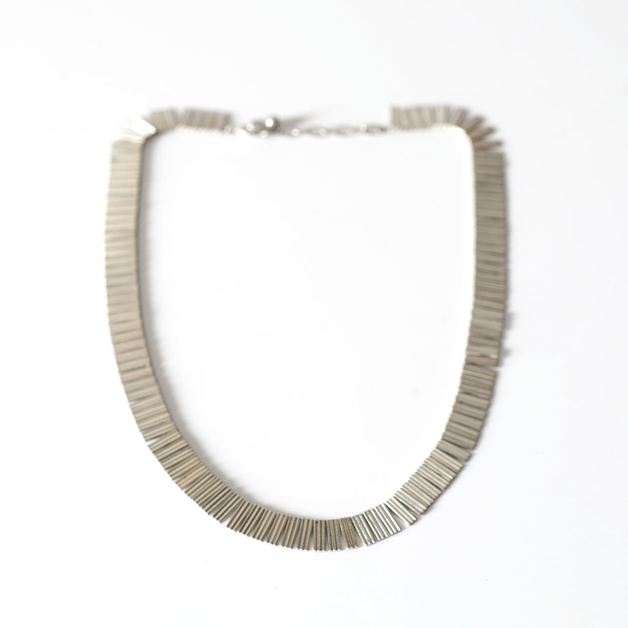 COLLIER, silver. Totalvikt ca 24 gram.