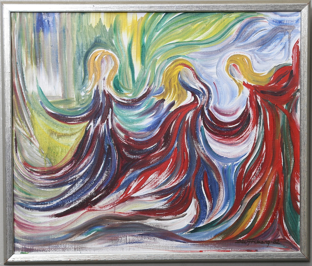 SIW FRIBERG. Olja på duk. Signerad och daterad -82.