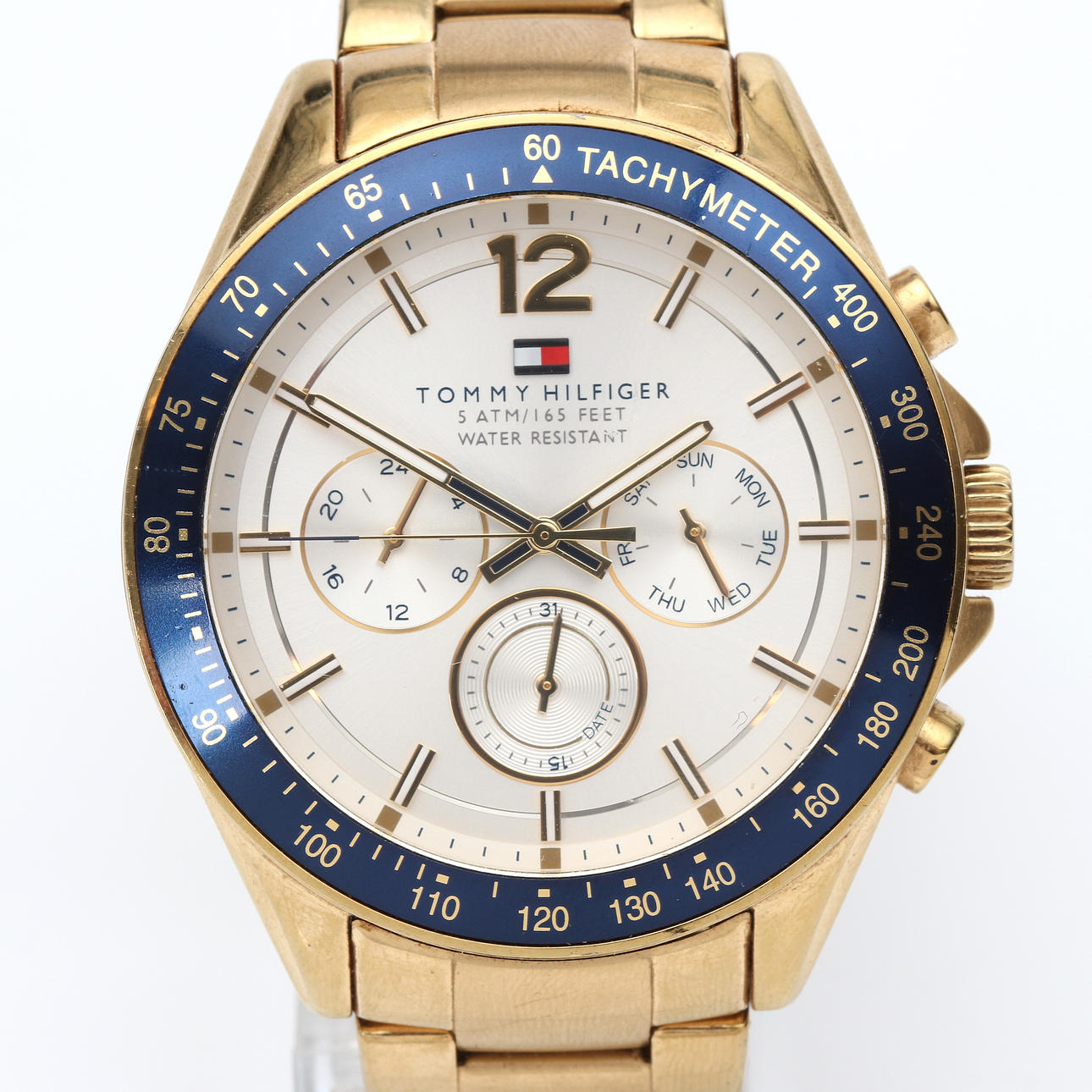 TOMMY HILFIGER, ARMBANDSUR. Förgyllt stål, quartz.