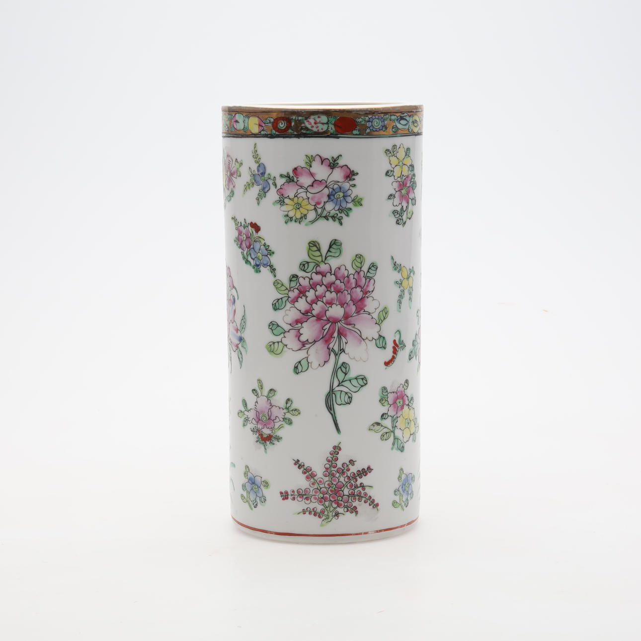 PENSELVAS, porslin, "Penselvas, så kallad Brush pot" Kina 1900-tal.