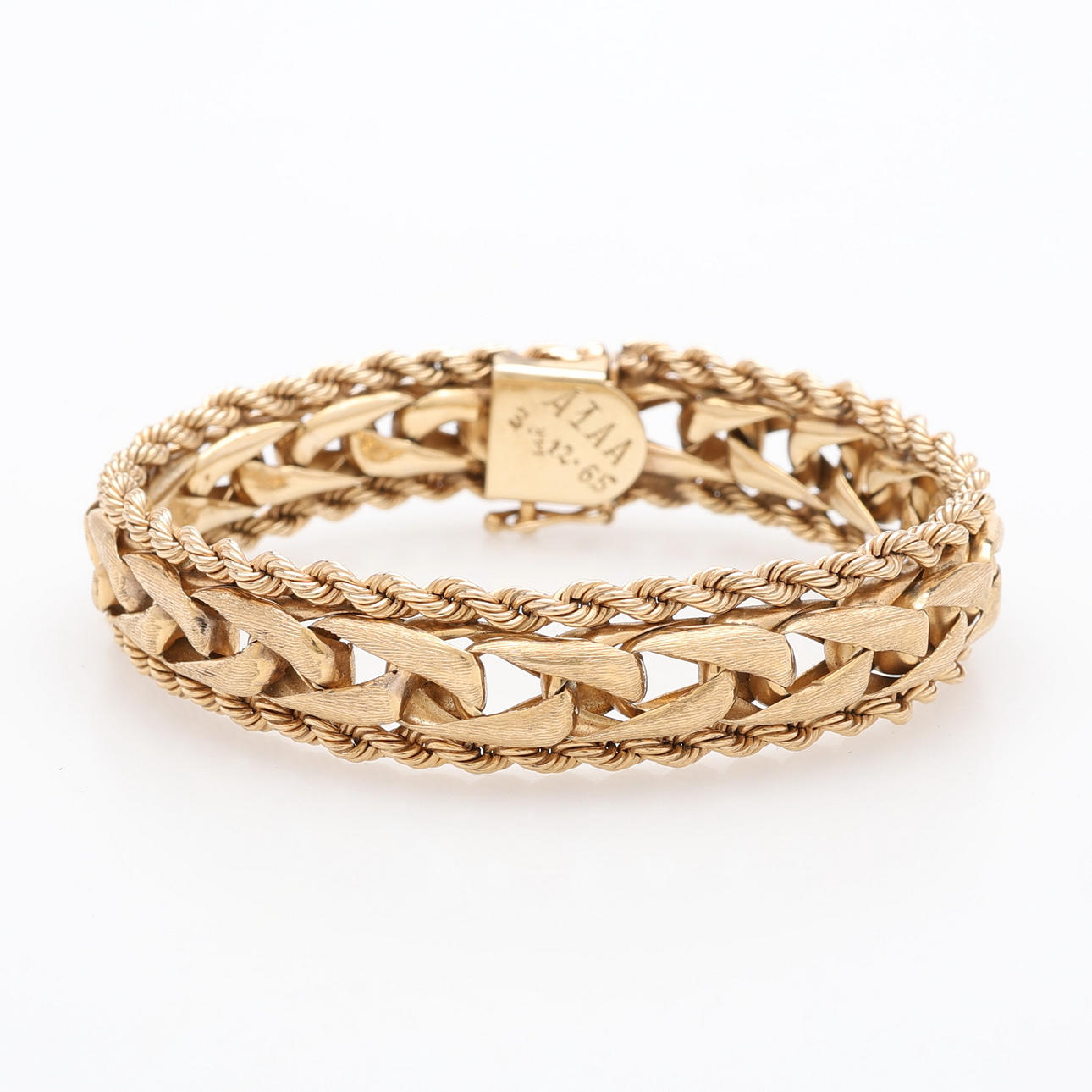 ARMBAND, 14K GULD, 34,3 GRAM.
