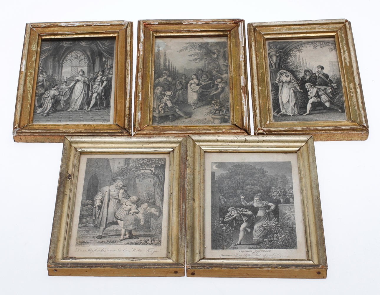 ANTIKA GRAVYRER, 5 st. 1800-tal.