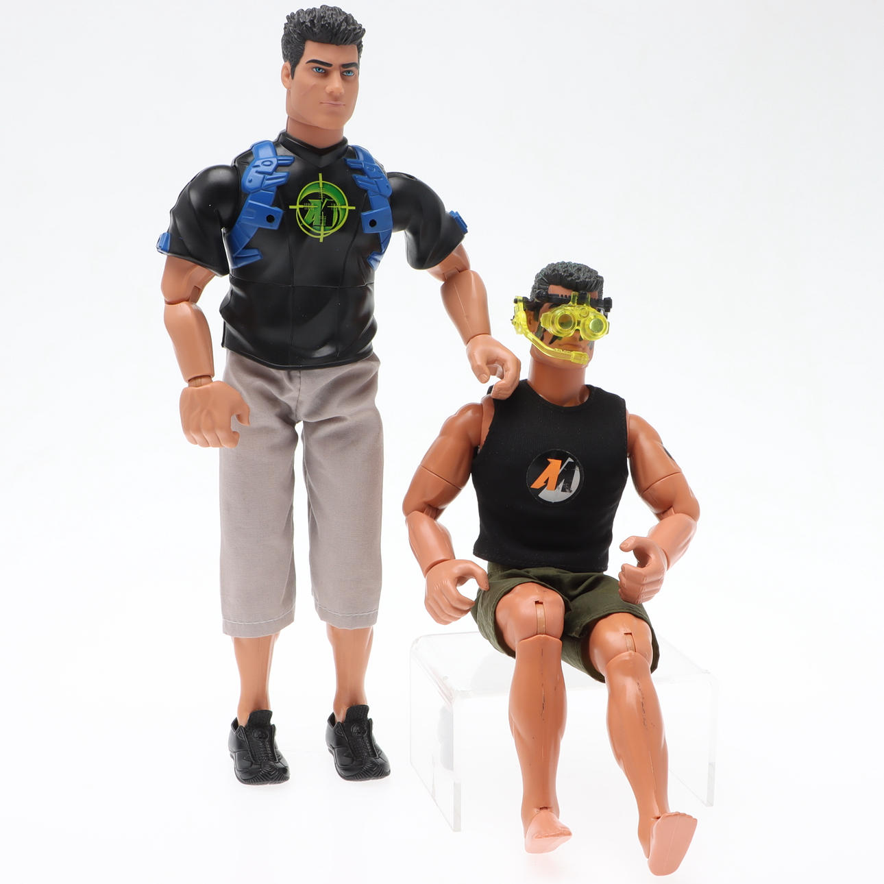 ACTIONMAN, 2 st, HASBRO, Kina, 1900-/2000-tal.