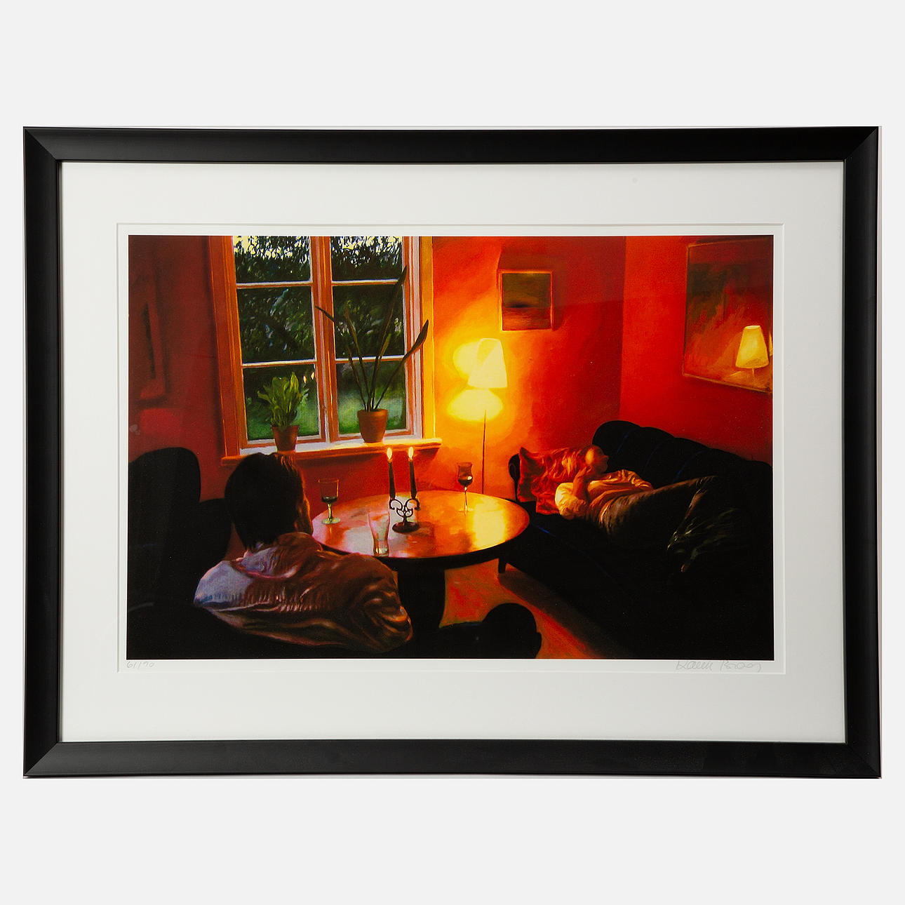 KARIN BROOS. "Den blå soffan".