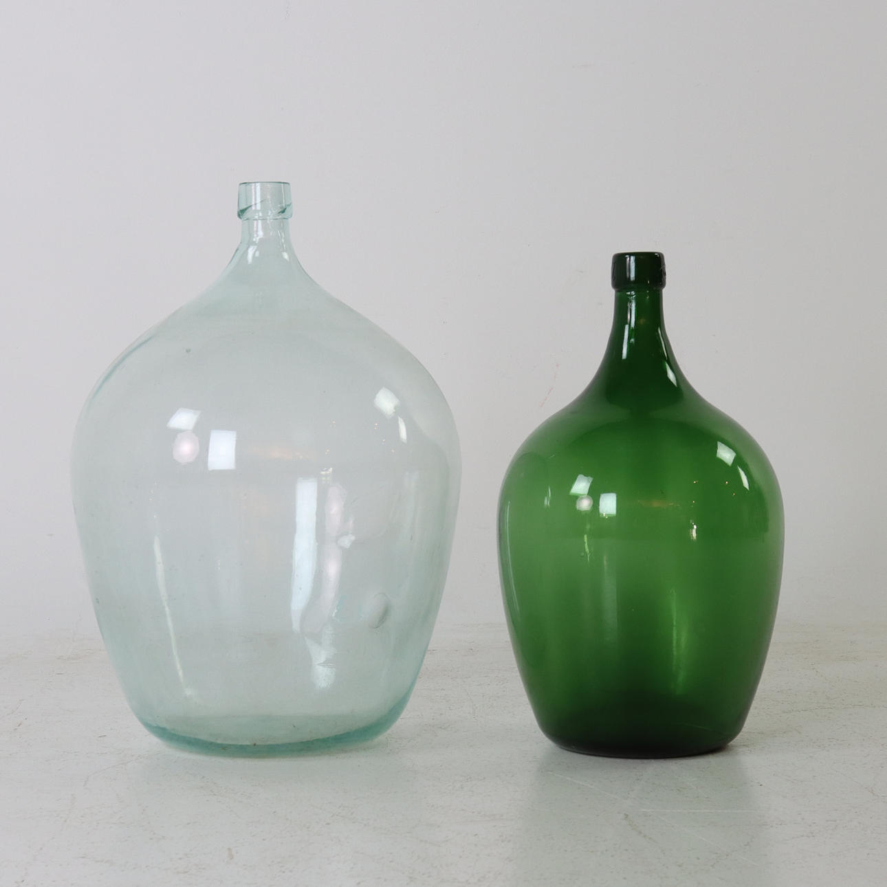 DAMEJEANNE, 2 st. glas, 1900-tal.
