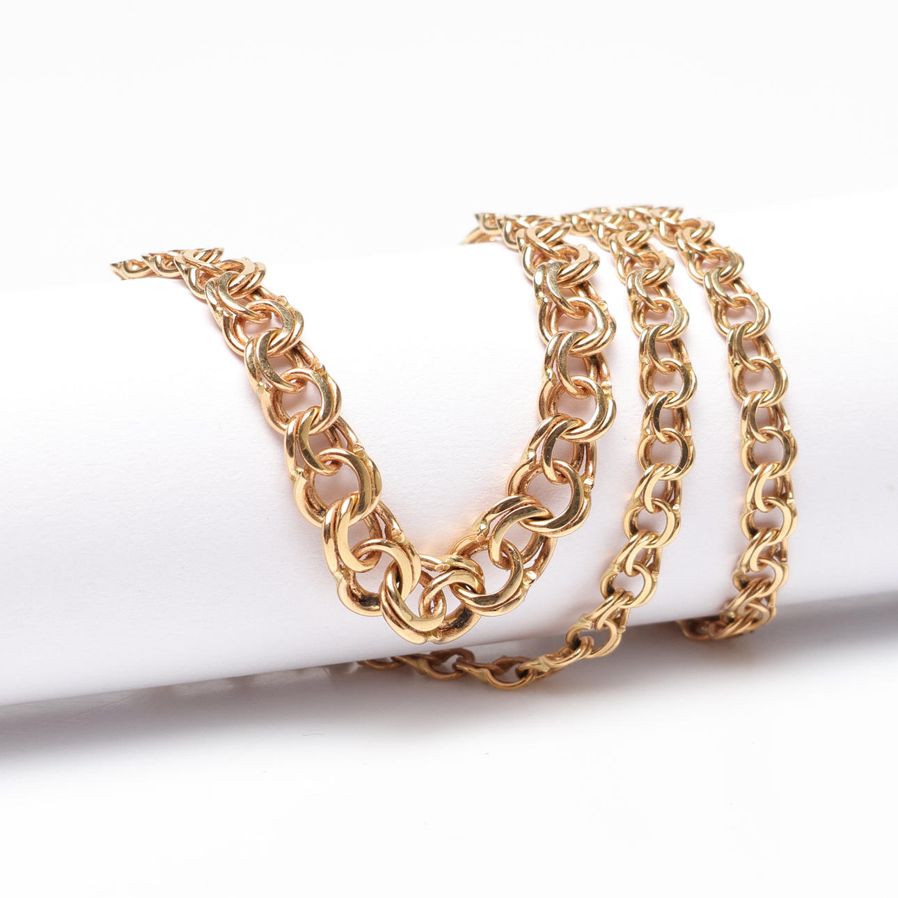 COLLIER, ''bismarck'', 18k guld vikt ca 13 g.