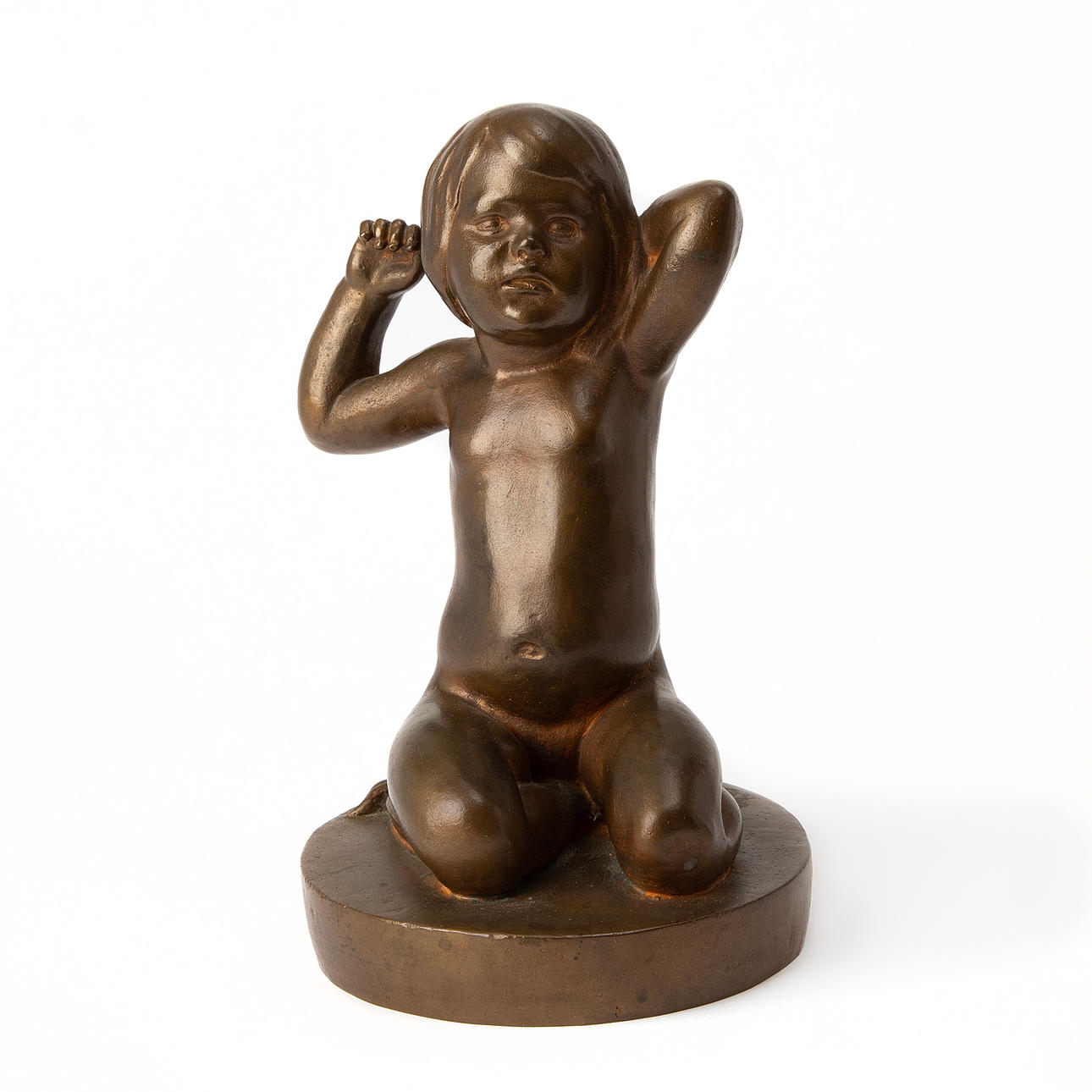 ARVID KNÖPPEL. Seated girl.