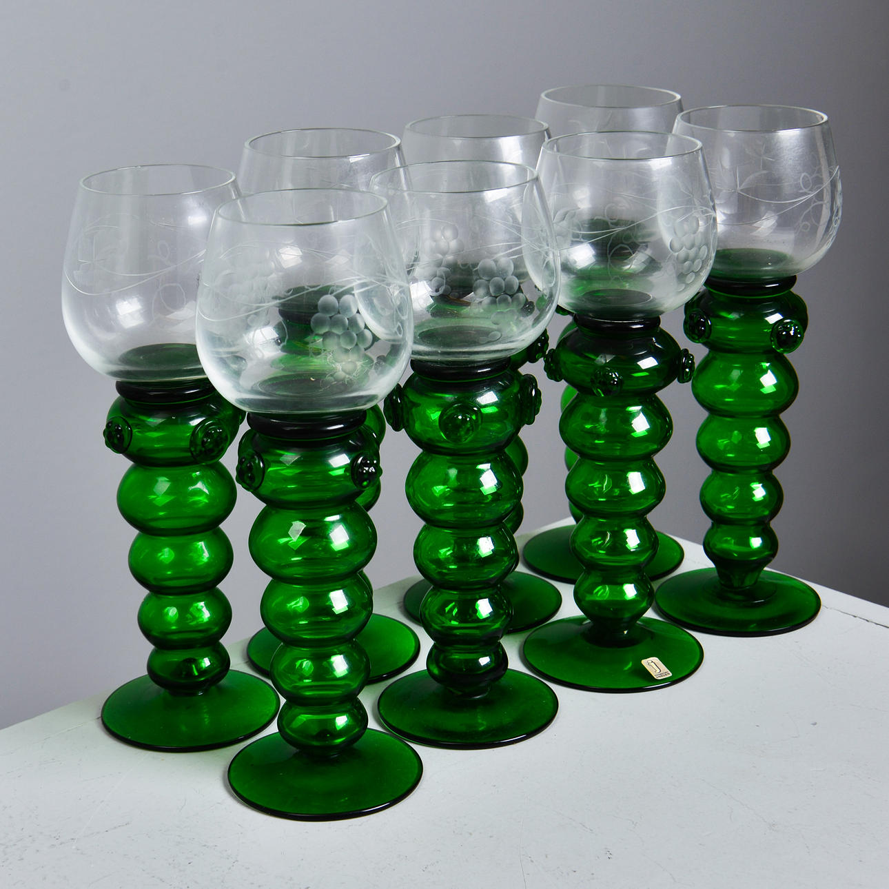 RÖMER glasses, 8 pcs, glass, Johansfors.