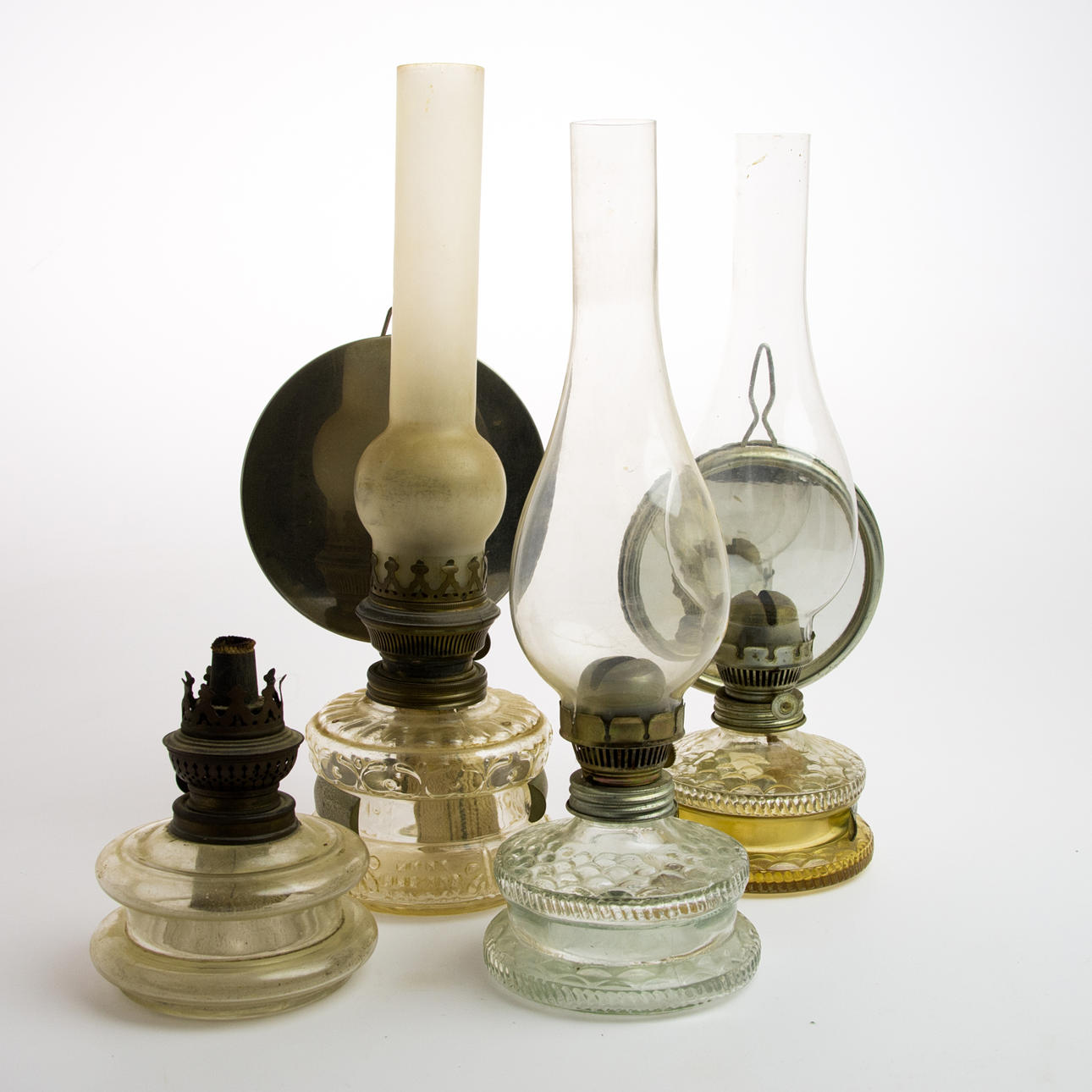 FOTOGENLAMPOR, 4 stycken, tidigt 1900-tal.