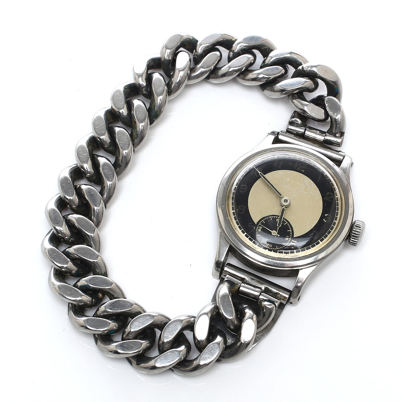 ARMBANDSUR, Omega, cal. 26.5T3 PC.T1, boett av stål.