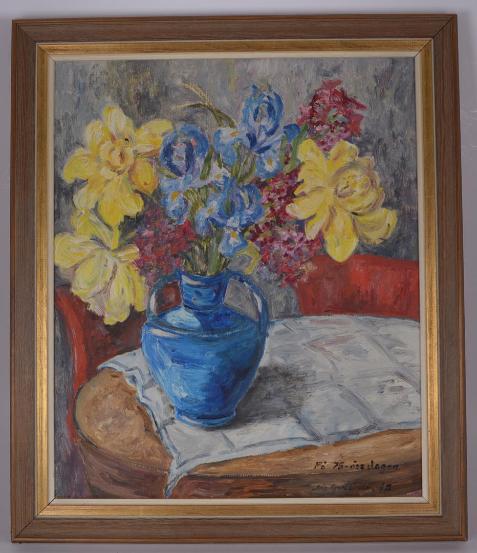 IRIS NORDSTRANDH. Blommor i vas. Stilleben.