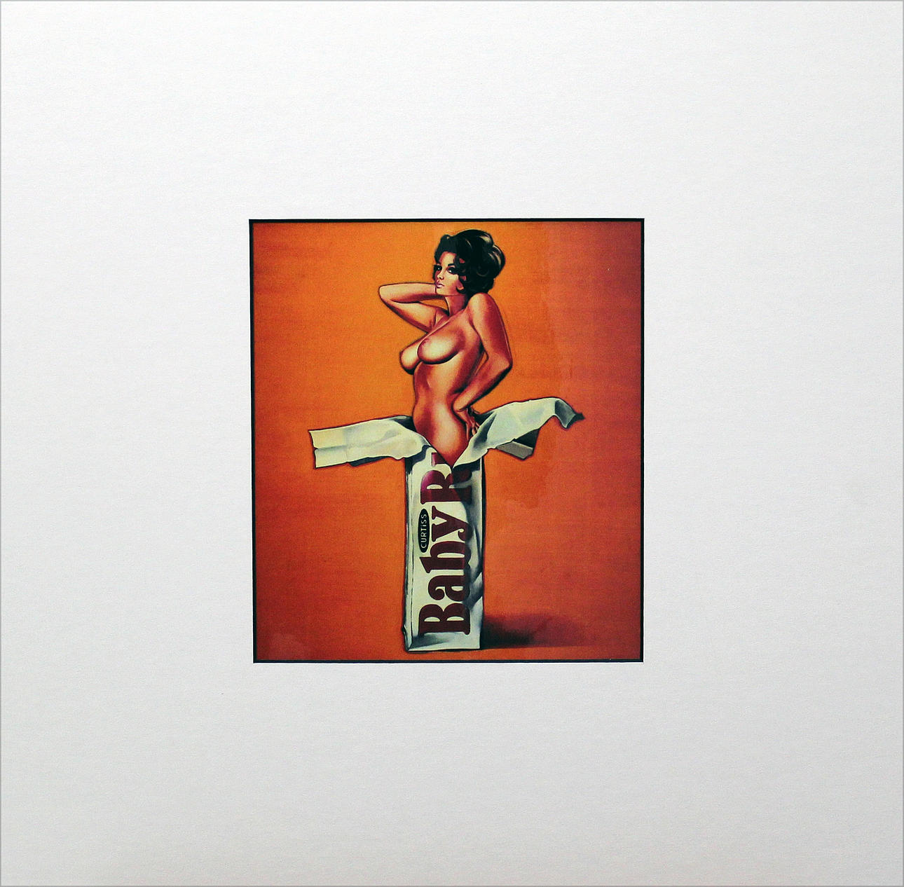 MEL RAMOS. "Baby Ruth 1965" och "Miss Life Saver 1965-17" Laminerad. färgreproduktion. Osignerad. 1250 ex.