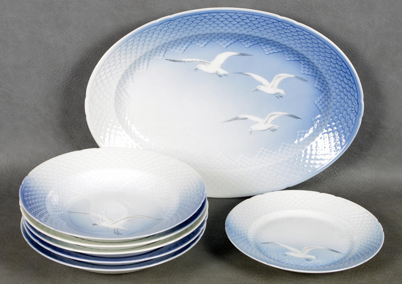 MATSERVISDELAR, "Måsen", Bing & Gröndal.