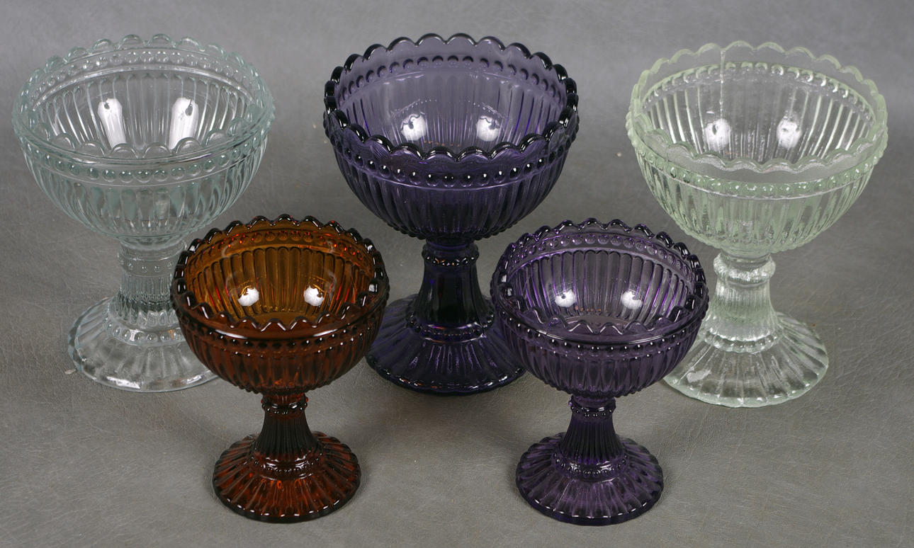 GLASSKÅLAR, 5 stycken, Marimekko, Iittala.