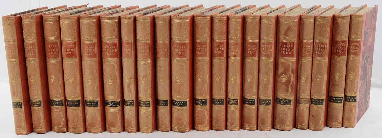 STRINDBERG, AUGUST. VALDA SKRIFTER. 1928-29.