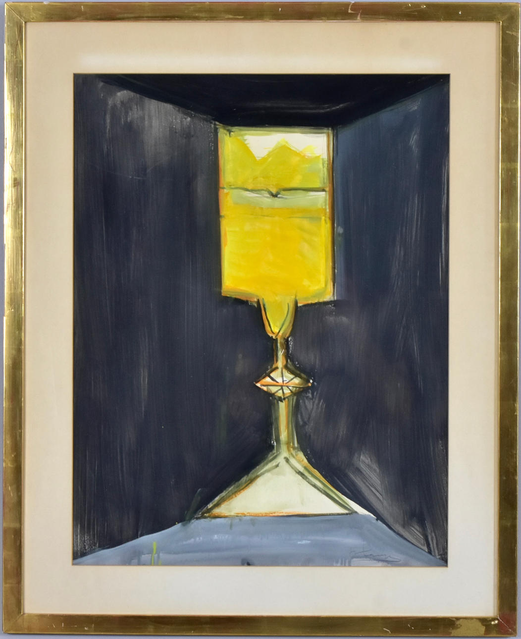 OIDENTIFIERAD KONSTNÄR. Gouache.
