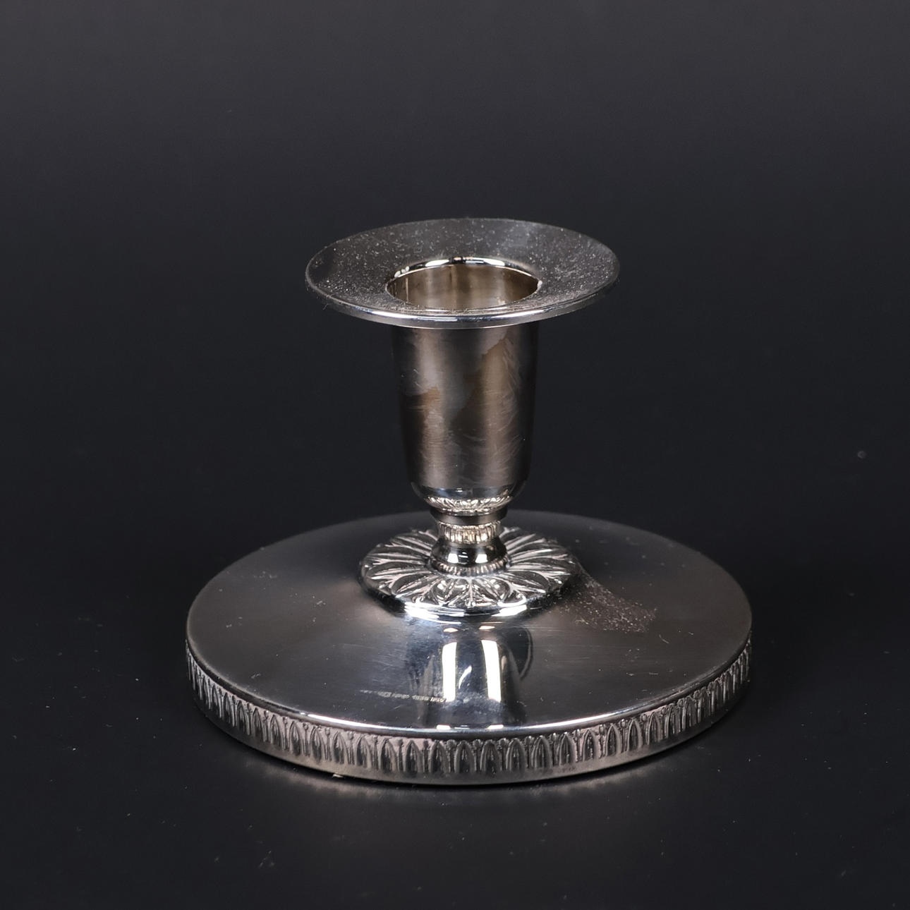 LJUSSTAKE, silver, vikt 129 gram.