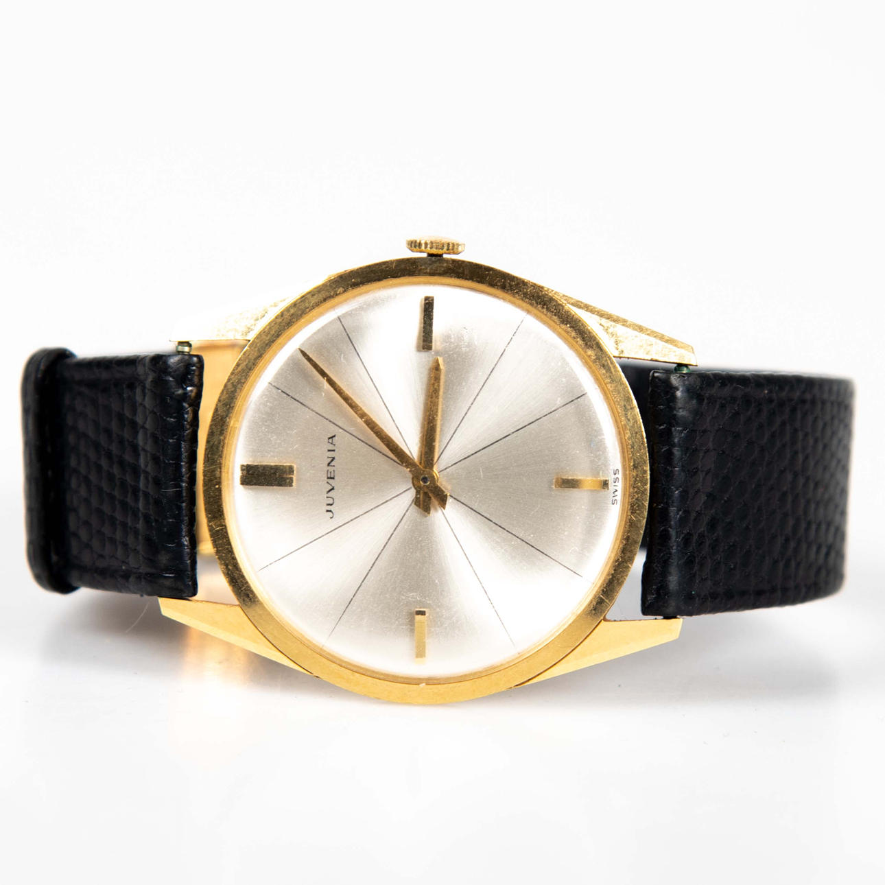 HERRARMBANDSUR, JUVENA 18 k guld, manuell.