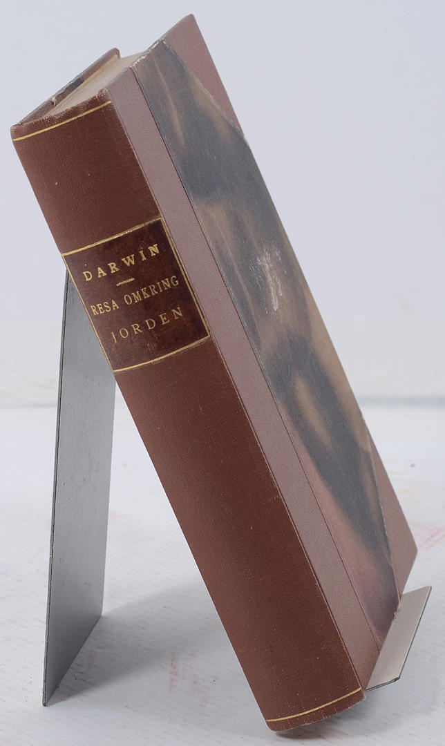 DARWIN, CHARLES. En naturforskares resa omkring jorden. 1:a sv utgåvan.