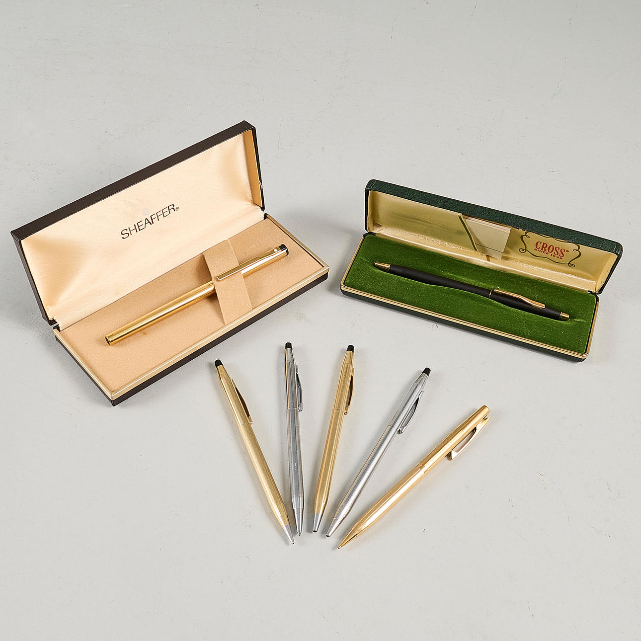 PENNOR 7 ST, 6 st Cross + 1 st Sheaffer.