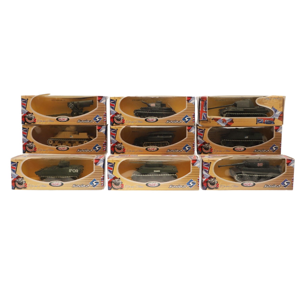 SOLIDO - BOXED MODEL TANKS.