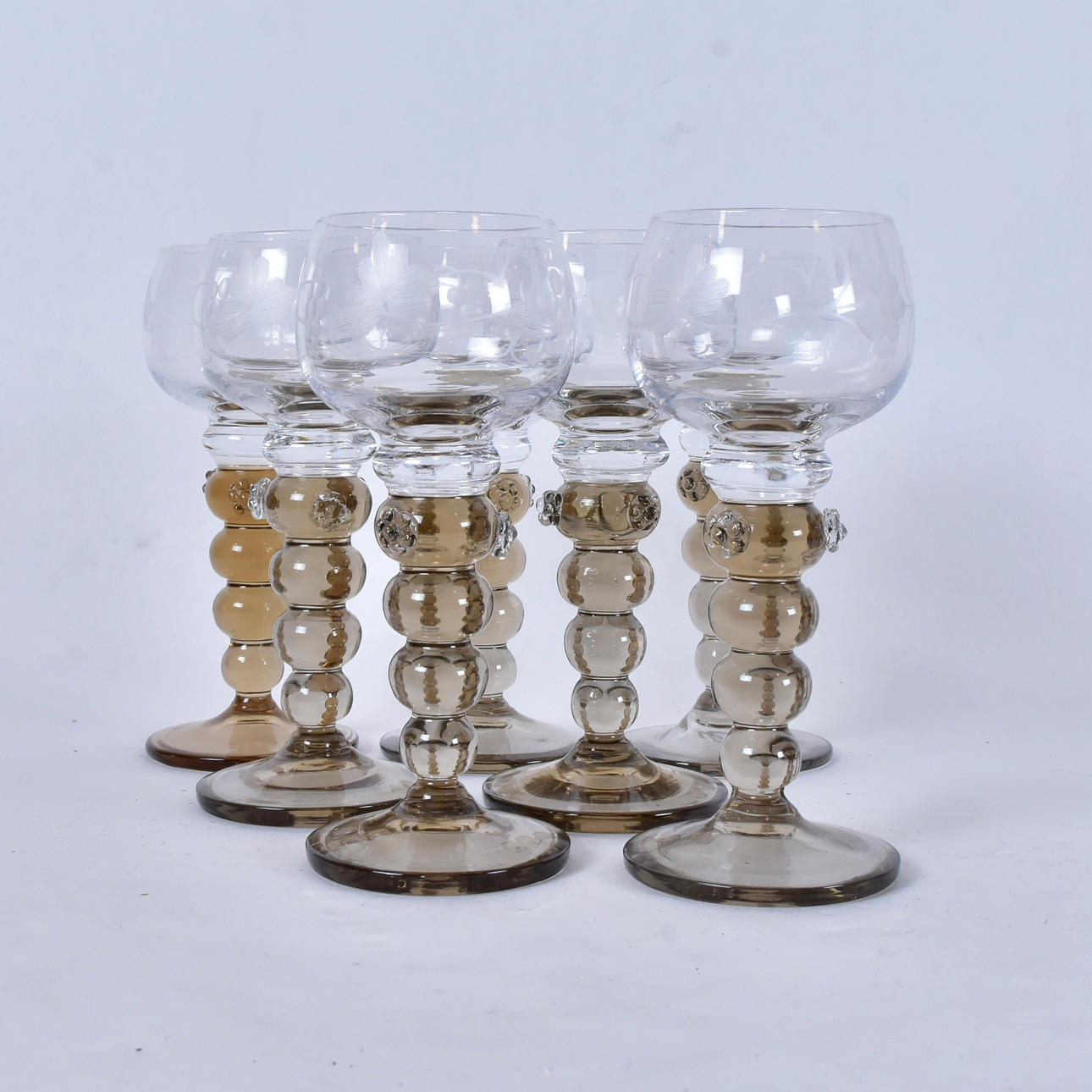 REMMARE, 7-stycken, glas, 1900-tal.