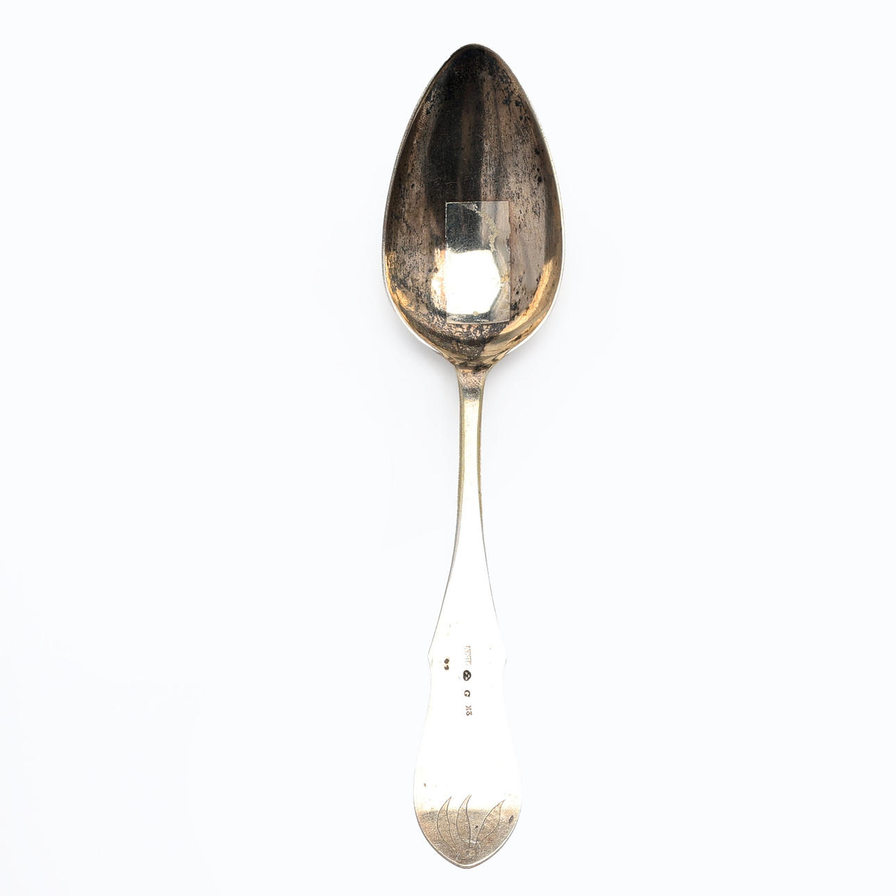 SPOON. Silver, Anders Nylén, Gävle, 1828.