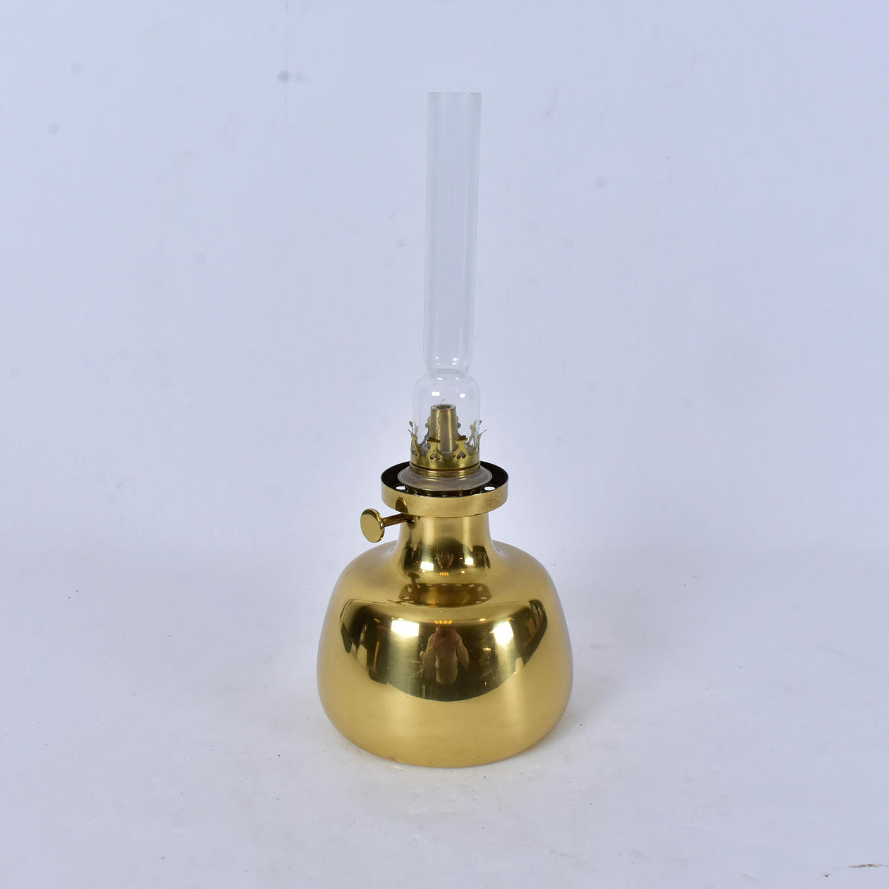 fotogenlampa, mässing, "Petronella".