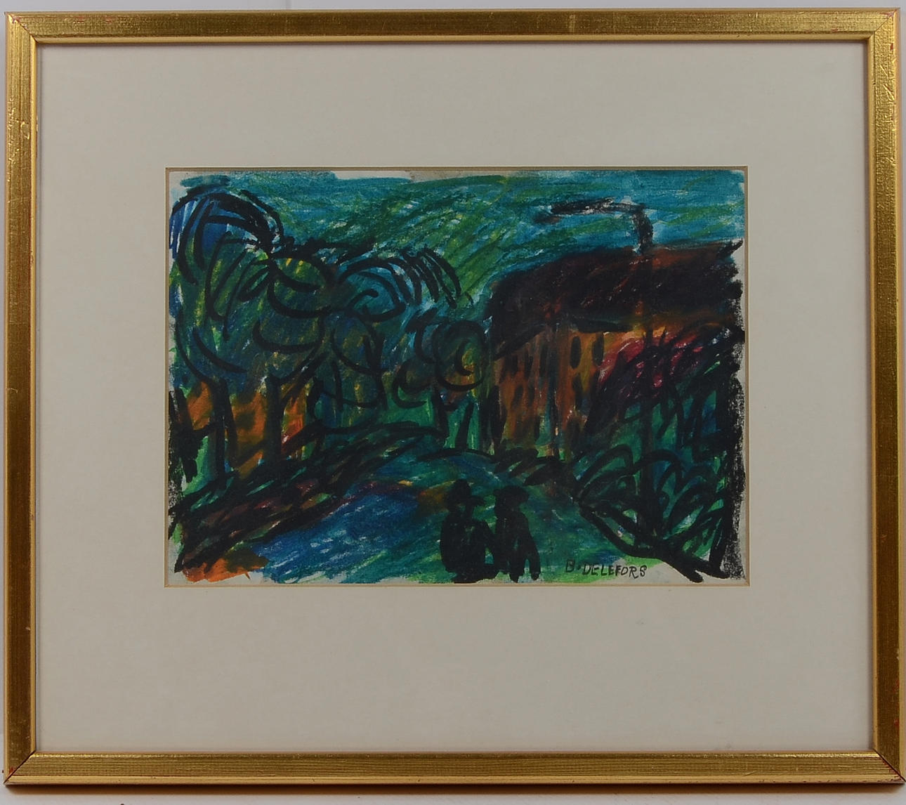 BENGT DELEFORS 1918-1966. Oljekrita.