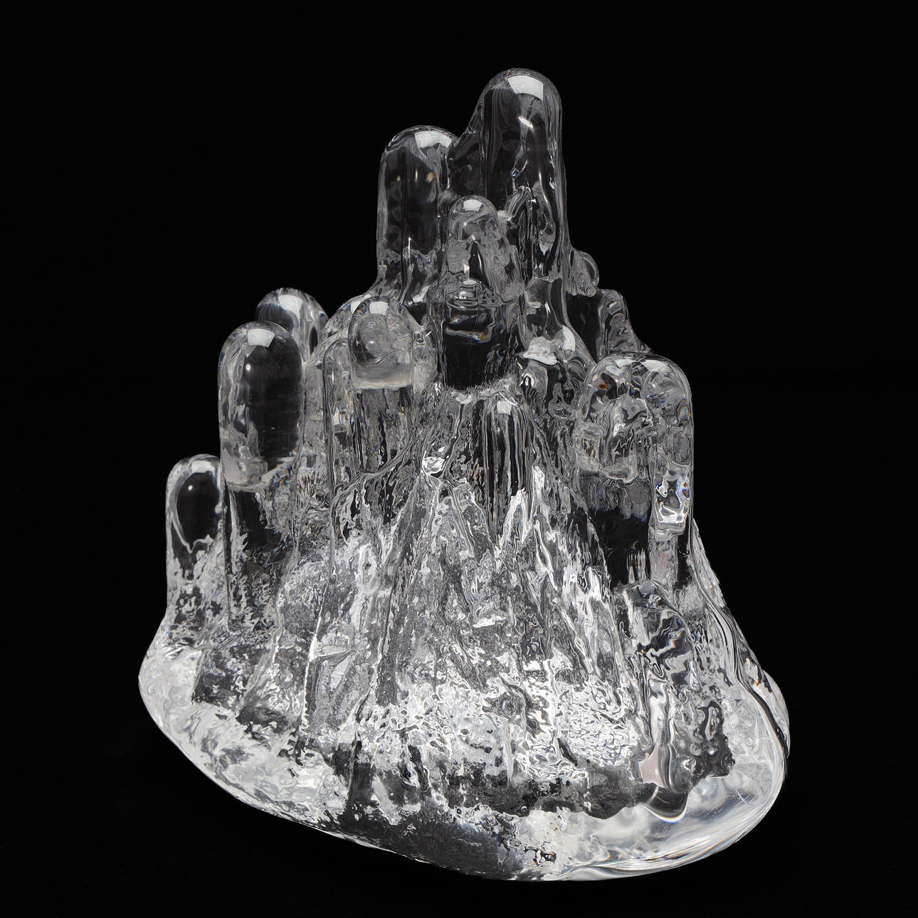 SKULPTUR, för kronljus, möjligen "Polar", Göran Wärff.