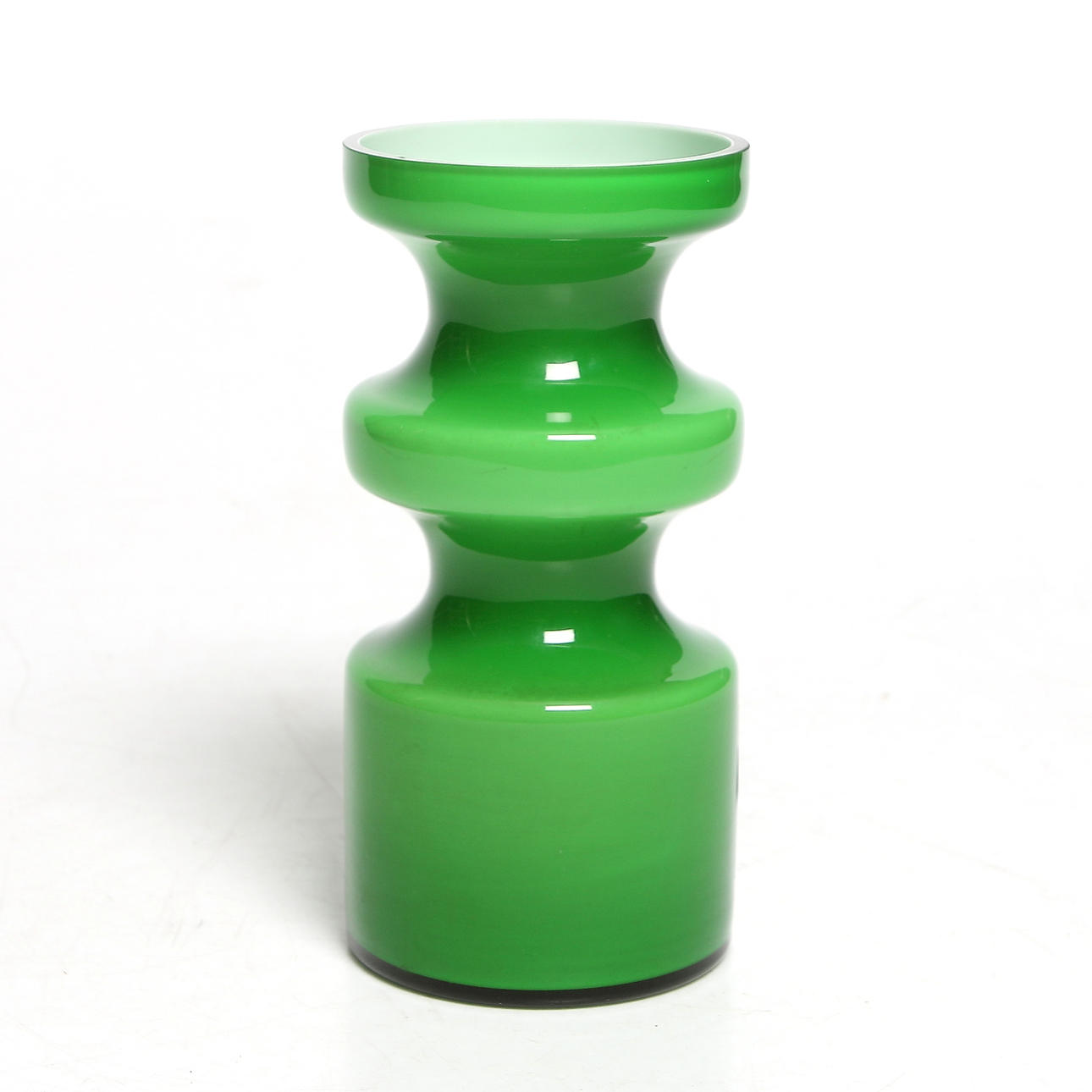 VAS, glas, P.O. Ström, signerad, Alstefors glasbruk, 1970.