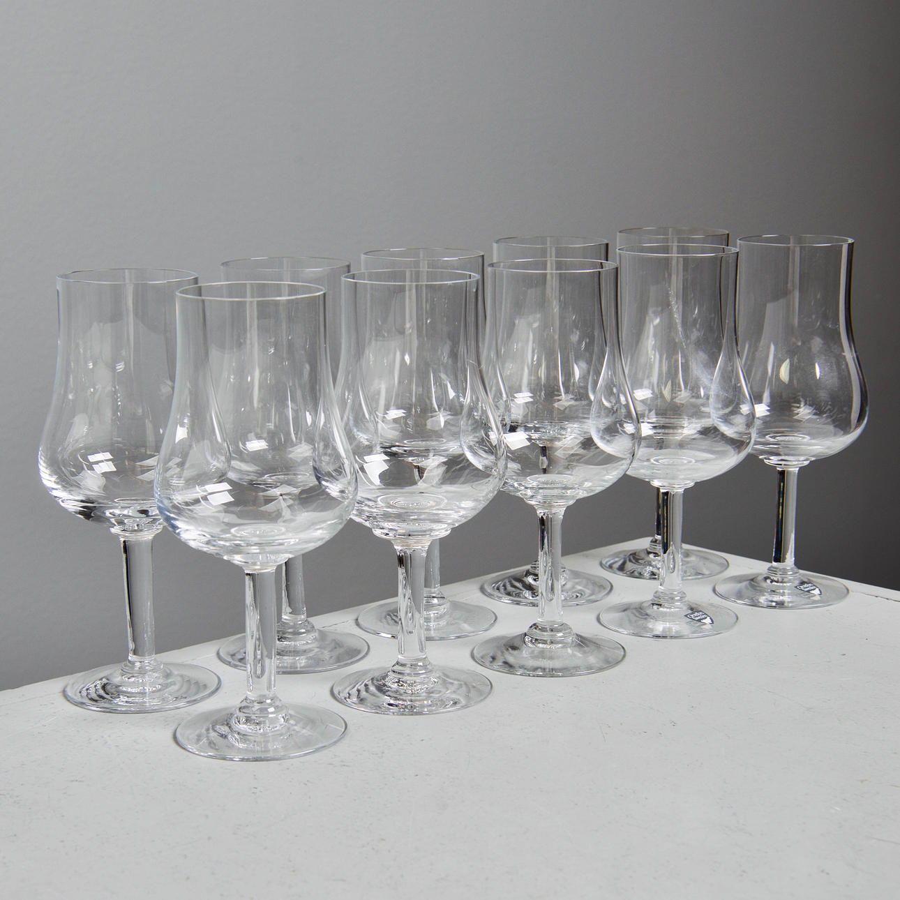 GUNNAR CYRÉN. Wine tasting glasses, 10 pcs, "Elixir", Orrefors.
