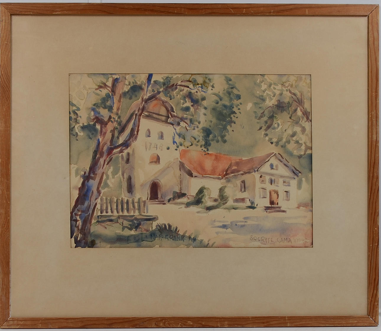 JOSEF NAPOLEON FRANK. Örgryte gamla kyrka.