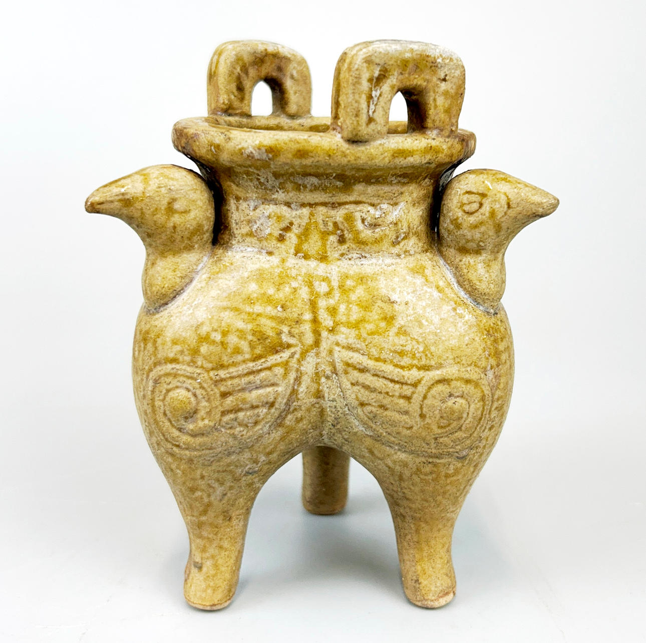 KINESISK KERAMIKRÖKELSEKAR.