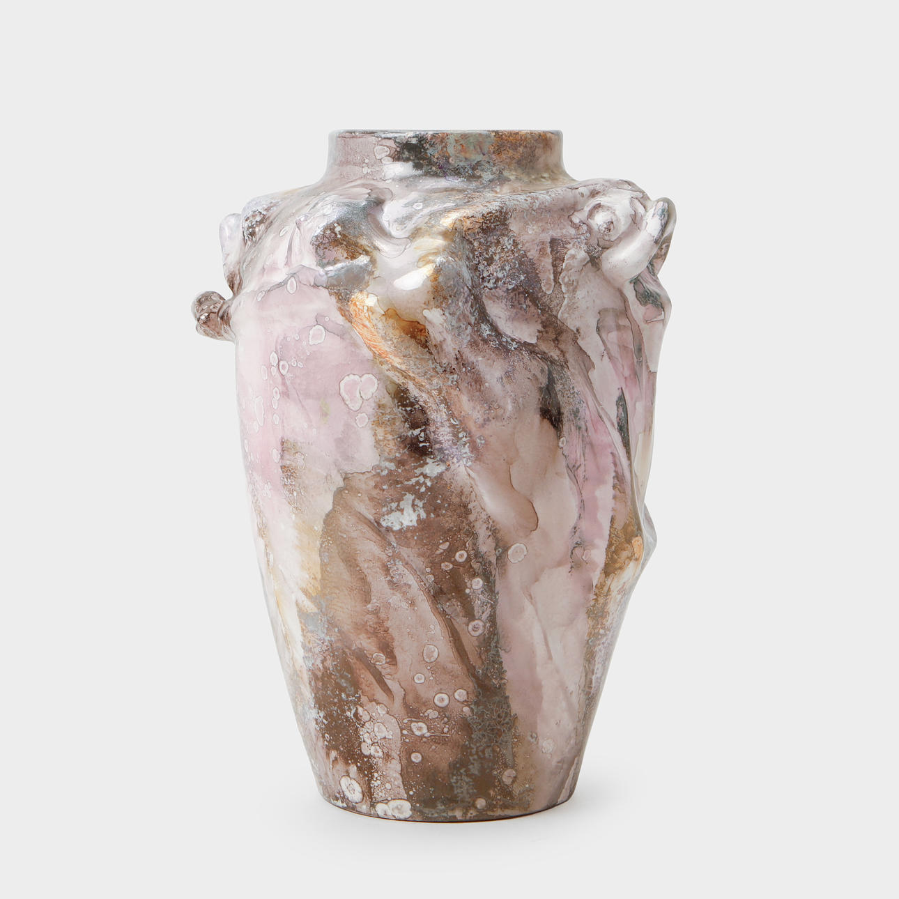 ALF WALLANDER. Vase, earthenware, Rörstrand, circa 1900.