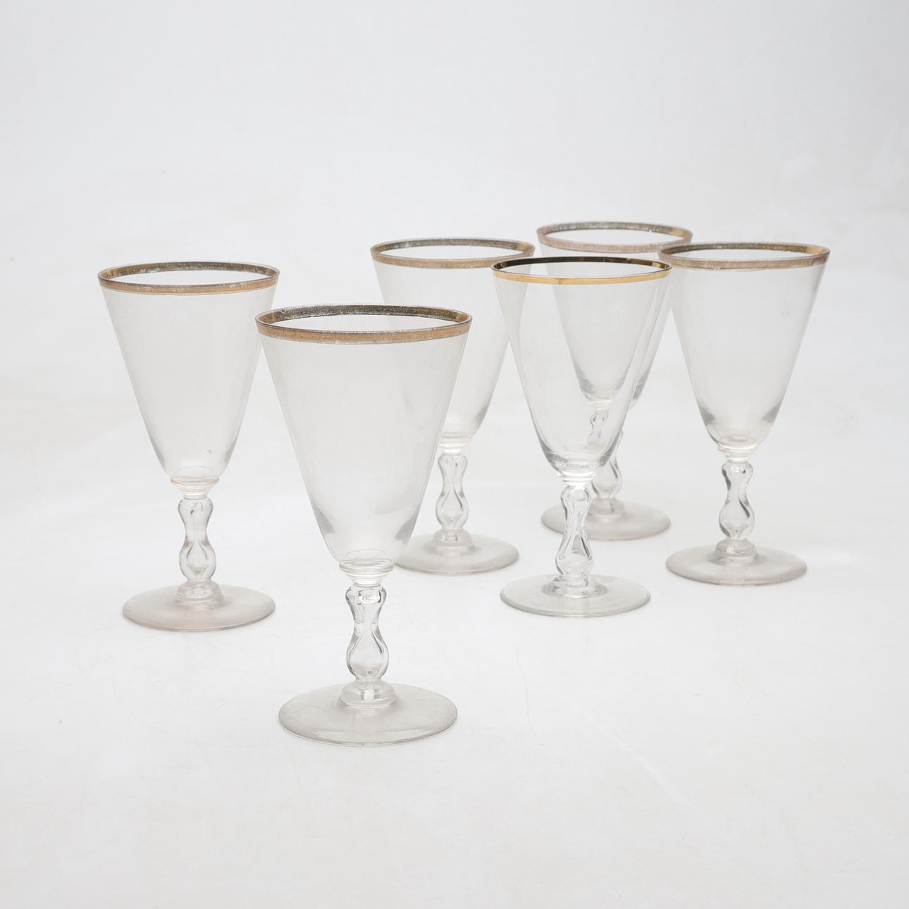 VINGLAS, 6 st, 1800-tal.
