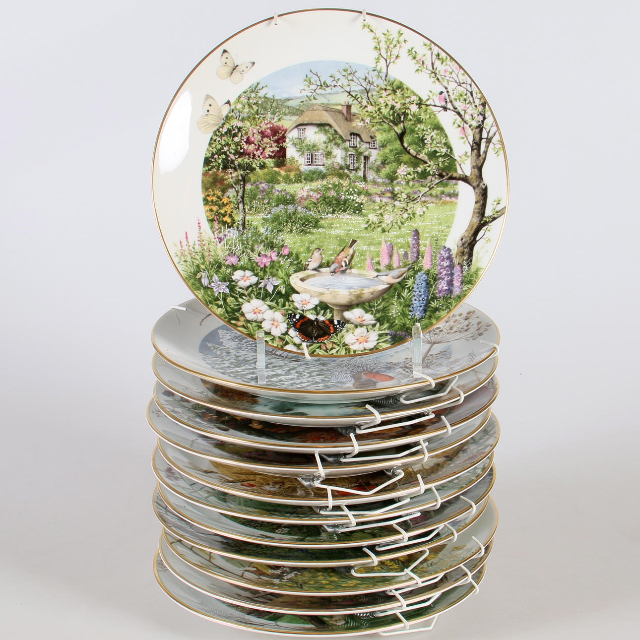 SAMLARTALLRIKAR, 12 st. Porslin, Royal Worcester.