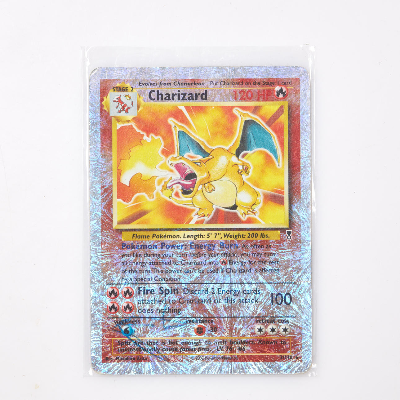 POKÉMONKORT, Legendary Collection, Charizard Reverse Foil #3.