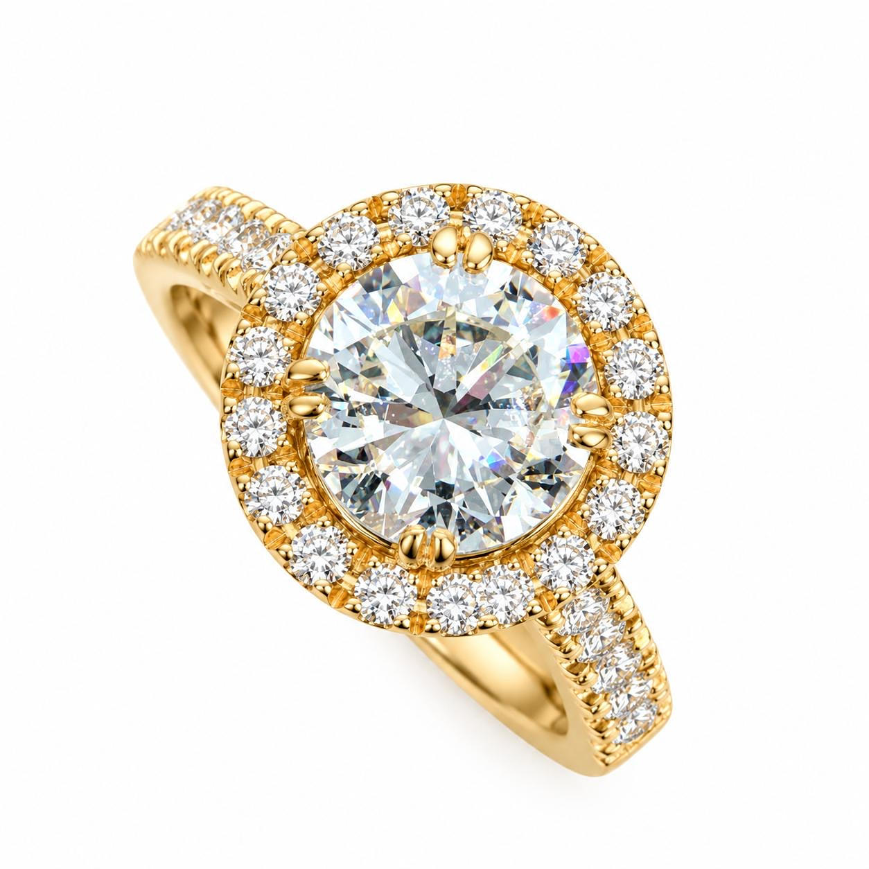 Diamond ring, 2.61ct.