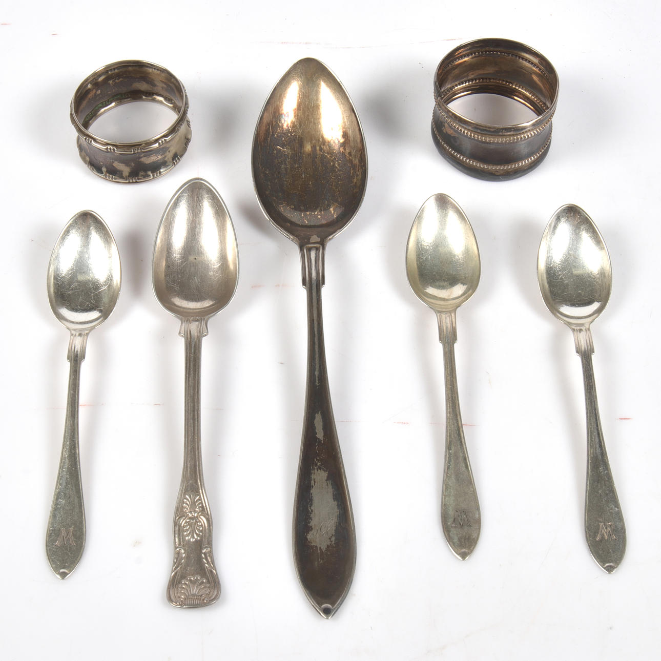 SILVER, 7 delar, 1900-tal.