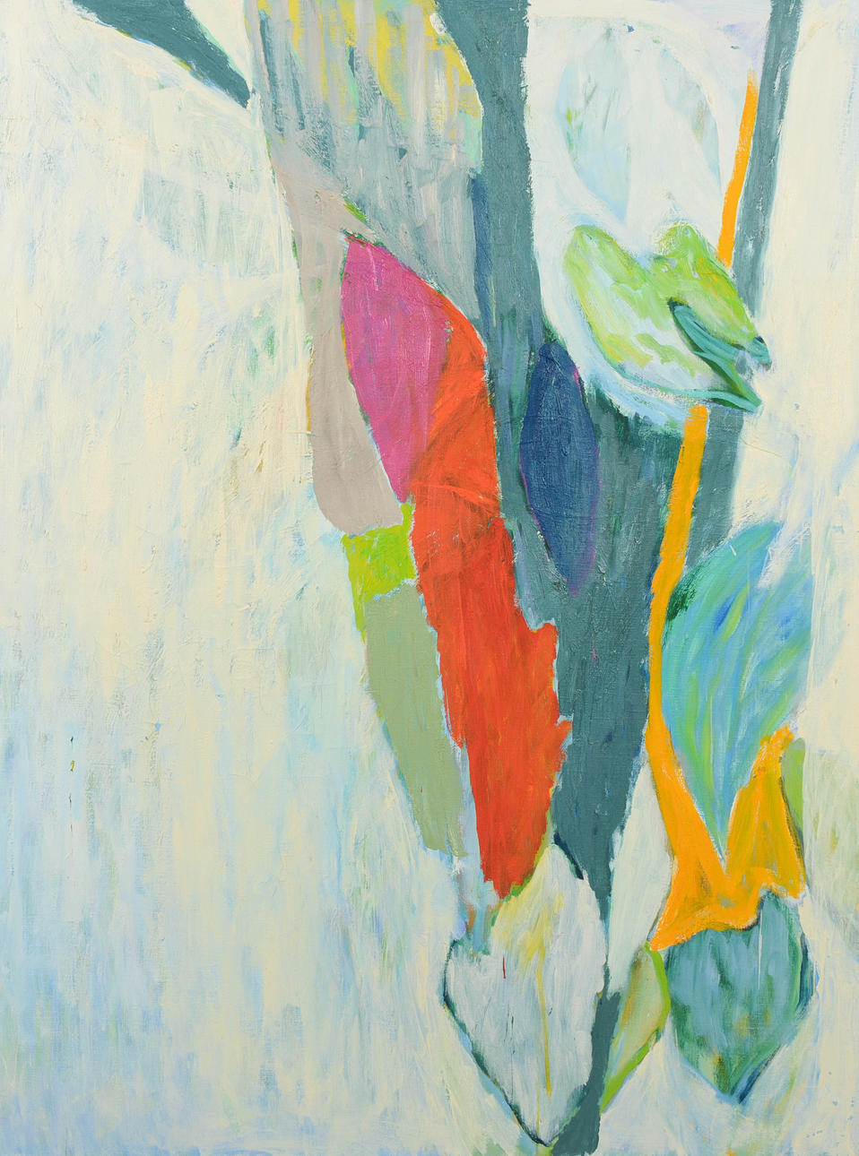 LEOPOLD FARE. Abstract composition, oil on canvas.