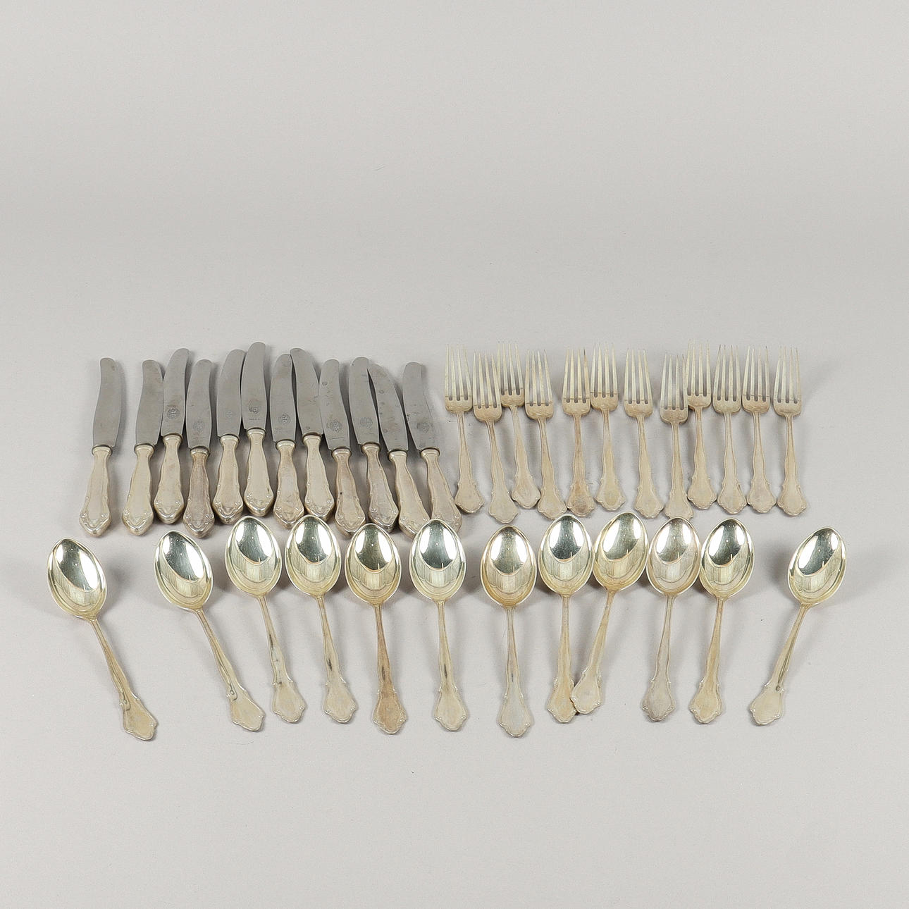 MATBESTICK silver, 36 delar.